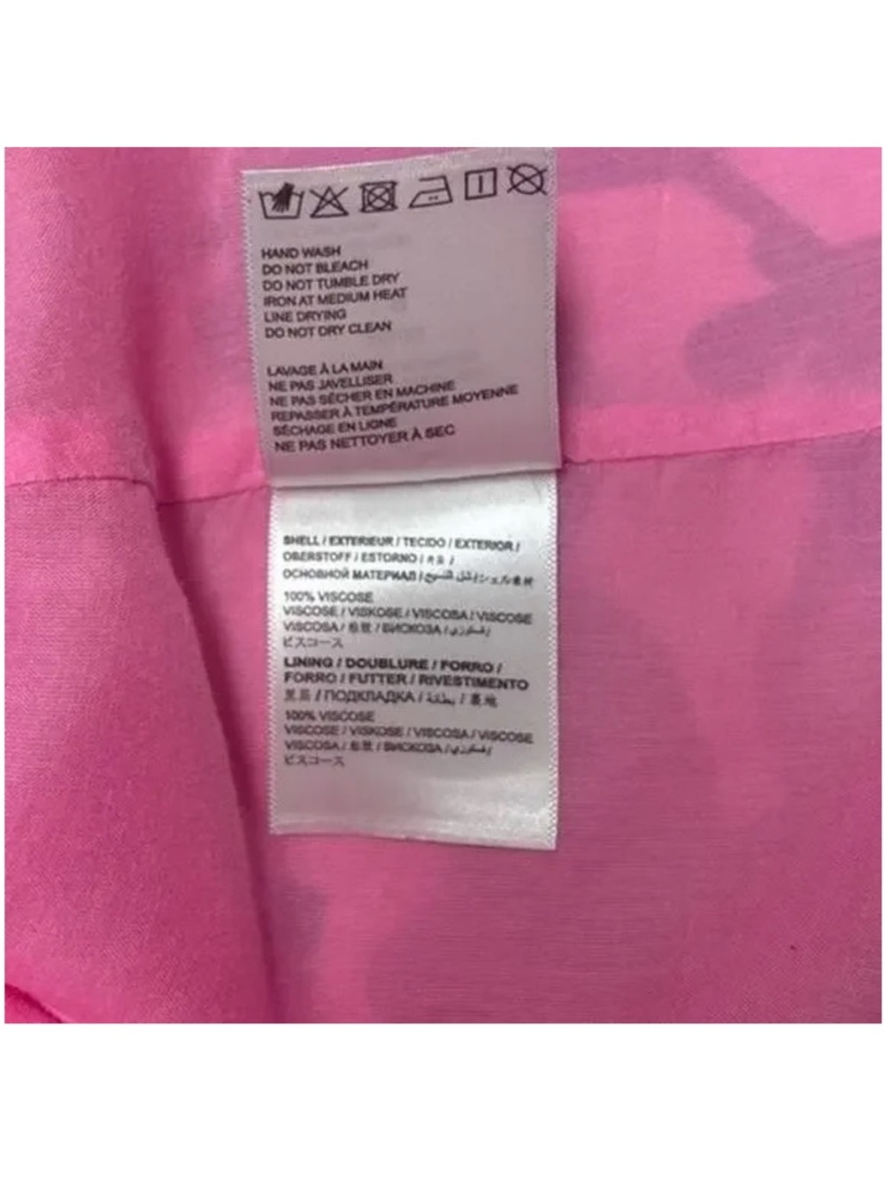 3668. FARM RIO ANTHROPOLOGIE Colorblock
Printed Maxi Dress in PinkCombo Sz M$260 - Picture 5 of 8